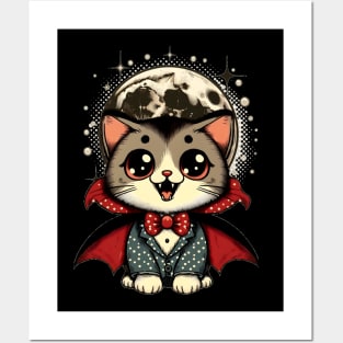 Vampire cat Posters and Art